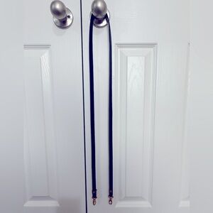 Jon Hart purse strap in Black Leather (from clear Lola bag)